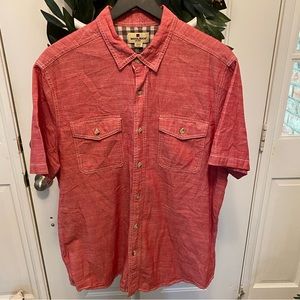 Woolrich Red Button Down Shirt SS L
